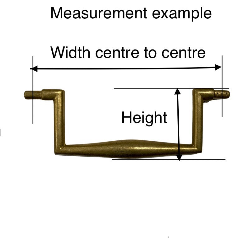 Square Decorative handle A548 – Marshall Brass